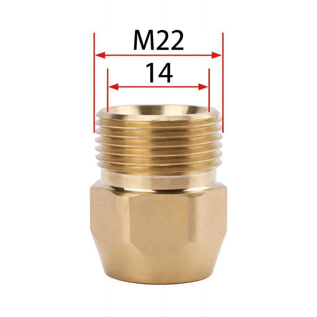Lancia Alta Pressione M22M Pro 5Q – Set 5 Ugelli 1/4" | Compatibile con Idropulitrici Kranzle, Makita, Oleo-Mac