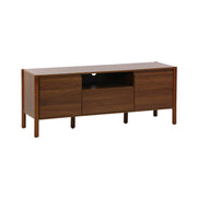 Mobile tv decorazione legno 2 ante 1 cassetto 140cm, noce