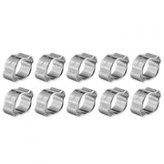 Set di Viti per Tubi 10 pezzi - RVS - Galvanizzato - Adattabile - 8 Misure 5-20mm - Lavorato a Pialla - Viti per Tubi