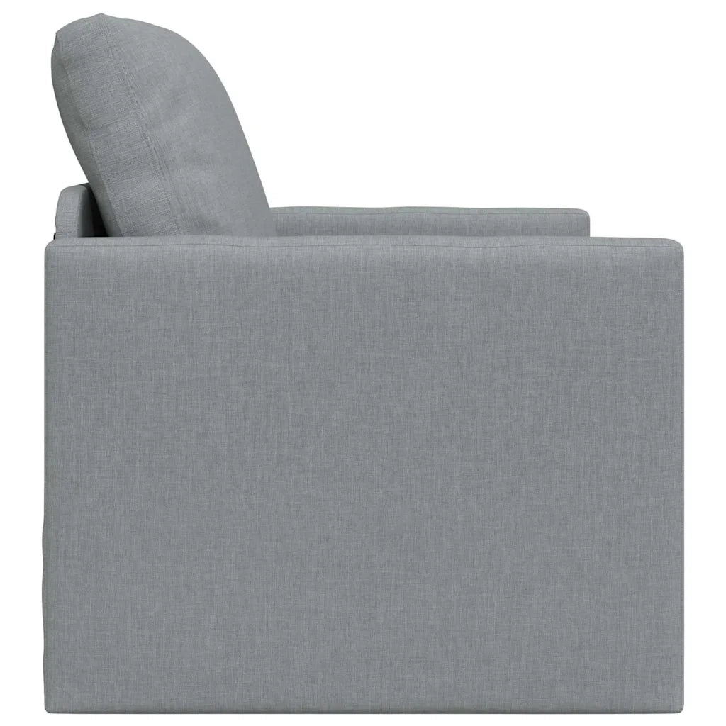 Divano letto-Sofa Letto-Daybed Grigio chiaro 74 x 77 x 81 cm Tessuto
