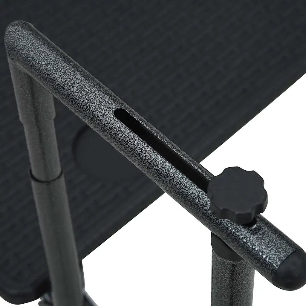 Tavolino da Giardino | Tavolo da Balcone Pensile Nero 60x64x83,5cm Plastica Rattan