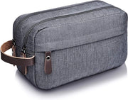 Toilette per Uomo Donna Toilette Borsa Cosmetici per Uomo Donna in Nylon Leggero (B - Blu Jeans)