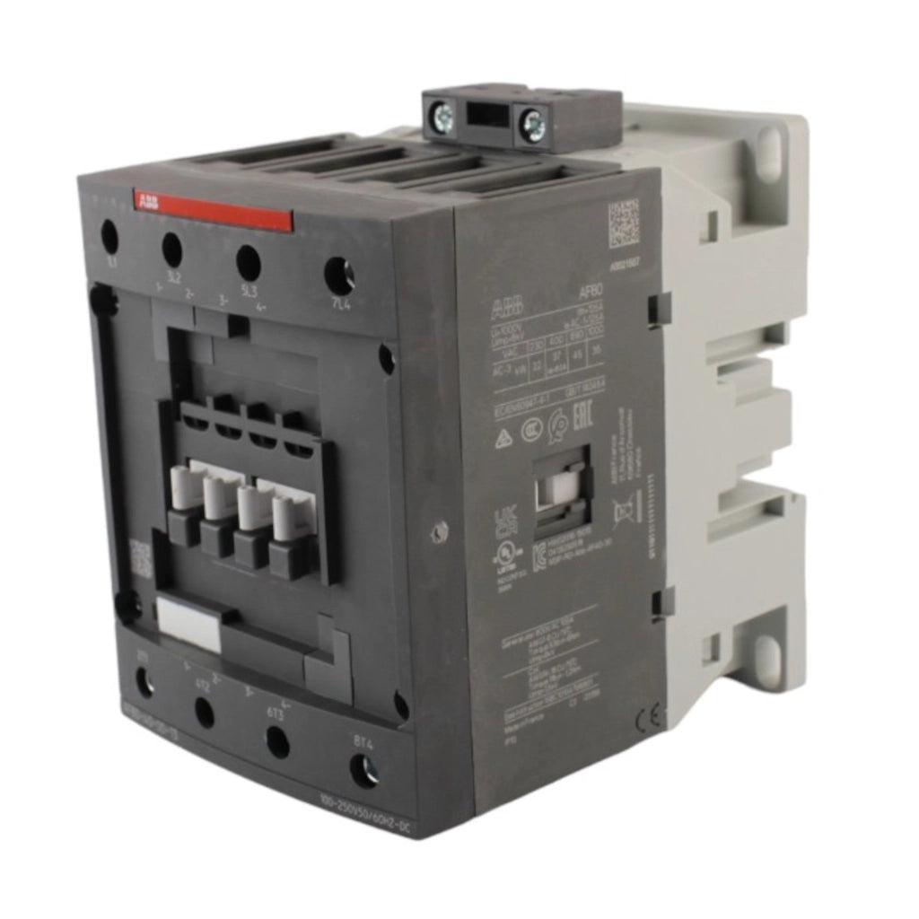 Contattore AC1 125A bobina 230V tipo AF80-40-00-13 tetrapolare ABB
