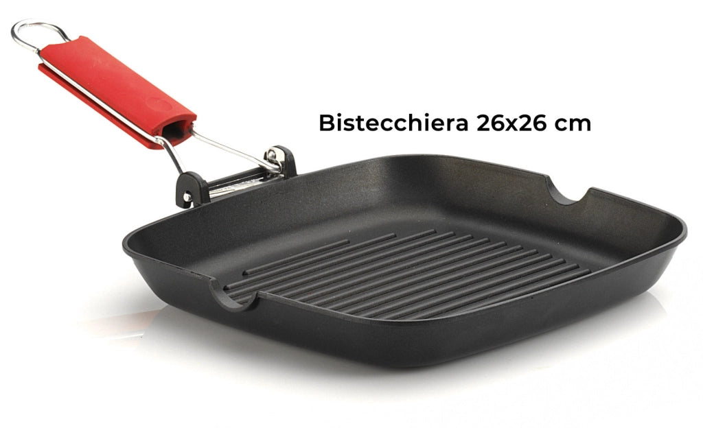 Batteria di Pentole 3 Pezzi in Alluminio Pressofuso Antiaderente Olympia Love