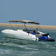 Bimini di Prua Pareti Laterali Rete 4 Archi 243x(170-182)x137cm 94858