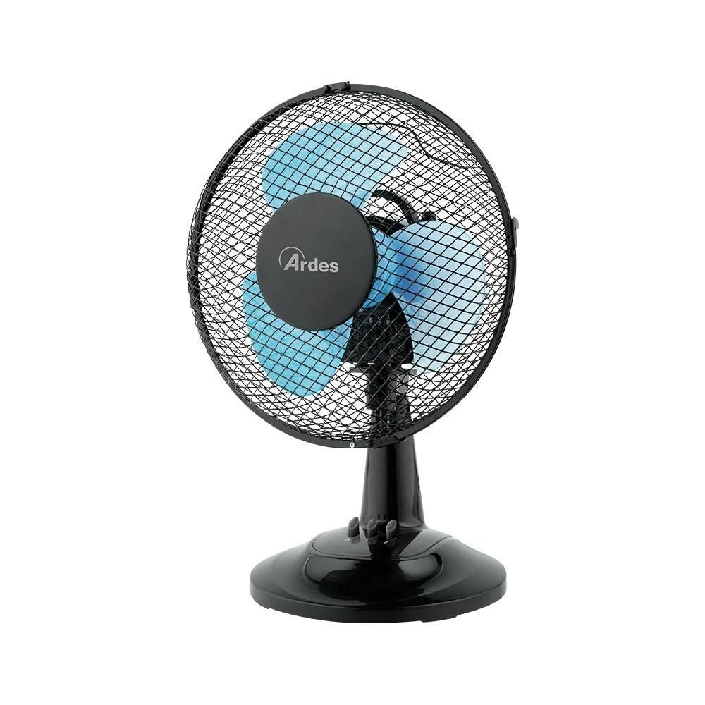 Ardes Ventilatore da Tavolo Silenzioso 3 Pale New Easy 23 AR5EA23B per Climatizzazione Efficiente in Ambienti Interni