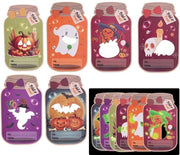 Carte Halloween 48pz Luminose - Pacchi di Caramelle - Attività di Fai da Te - Progetti di Articraft - Feste di Trick or Treat - Regali Creativi - Carta 15,2 x 8,9 cm - Carte da Festa