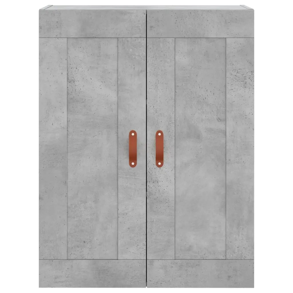 Credenza Grigio Cemento 69,5x34x180 cm in Legno Multistrato 3199917