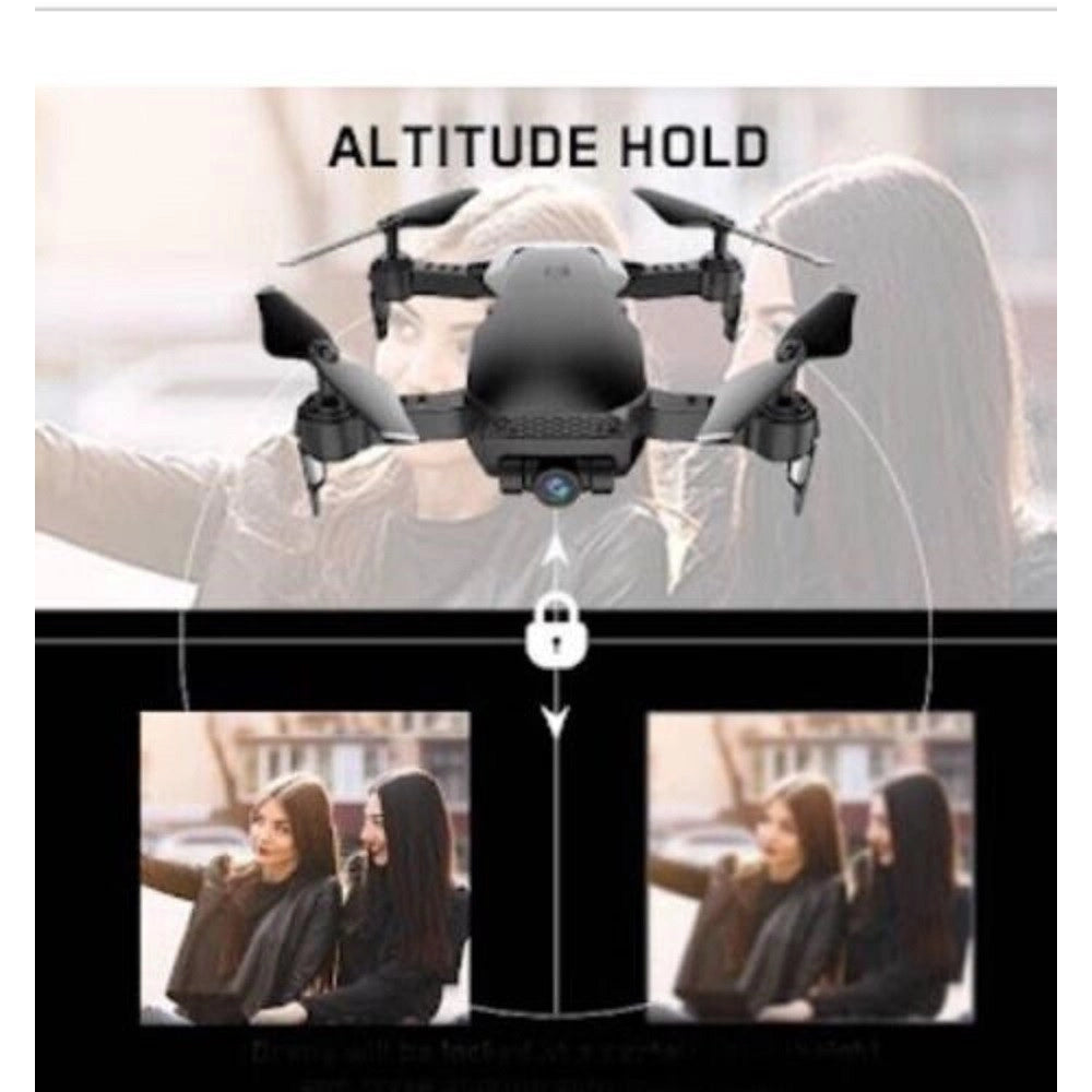Trade Shop - Mini Drone Pieghevole Con Telecomando Fotocamera Video 1080p 720p Full Hd Sky-97 -