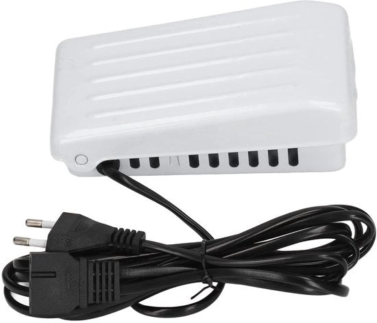 Pedaliera per macchina da cucire compatta - pedale per piede - 3 fori - 220V - acciaio inossidabile - installazione semplice