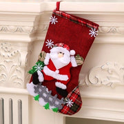 Decorazione per camino - Ophanglus decorativo - Stoffa di alta qualità - 31 cm - Decorazione per Natale - Sospensione decorativa duratura - Ideale per camino - Decorazione natalizia