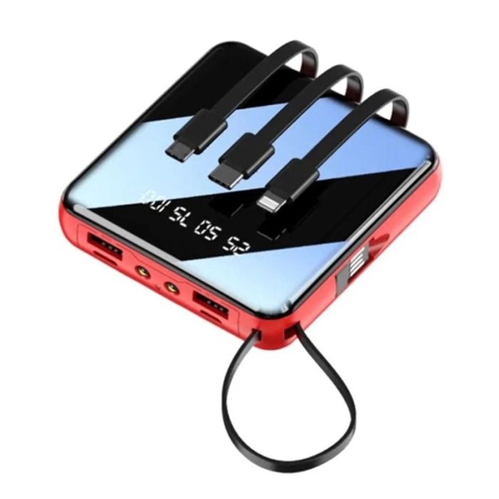 Trade Shop - Power Bank Caricatore Portatile Capacità 12800mah Ricarica Rapida 2.1a Smartphone Tablet -