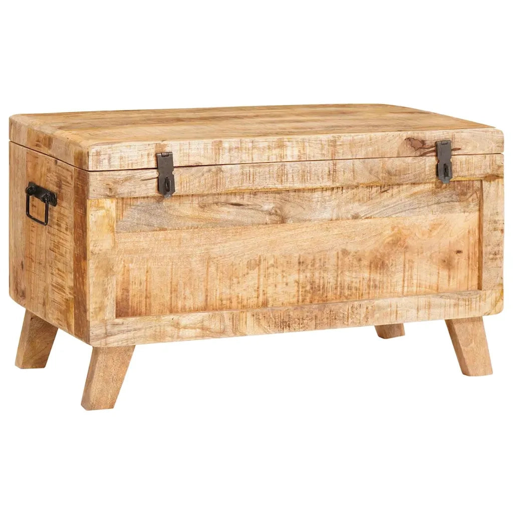 vidaXL Scatola di Stoccaggio 70 x 35 x 40 cm legno massello di mango