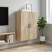 Mobiletto a muro Rovere Sonoma 66 x 34,5 x 90 cm 898567