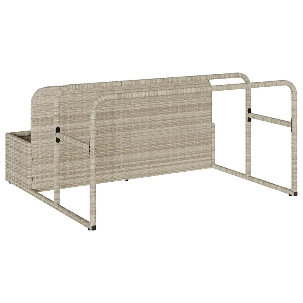 vidaXL Galleggiante a Bordo Piscina Grigio Chiaro 110x100x57 cm