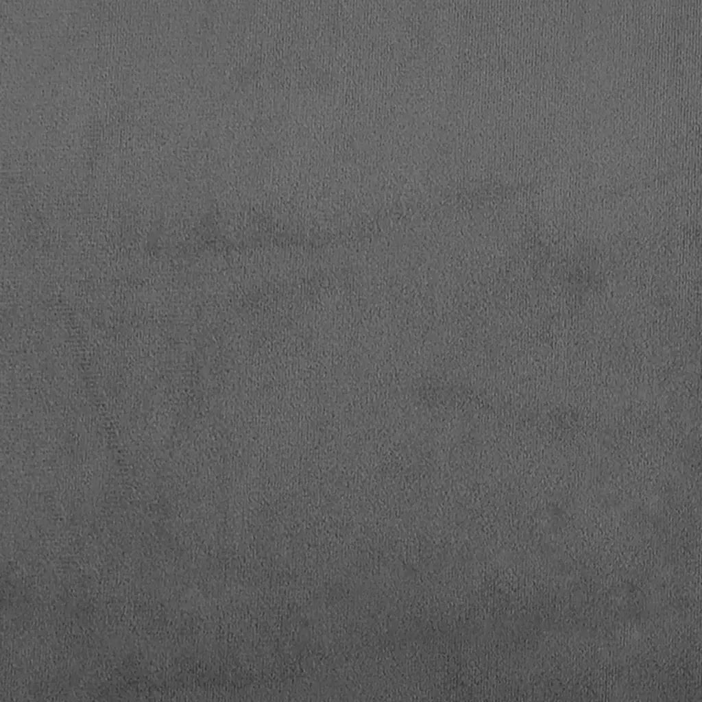 Divano letto | Sof¨¤ letto | Letto singolo a 2 Posti Grigio Scuro in Velluto