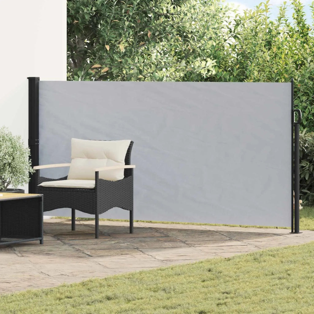 Tenda laterale retrattile Grigio 300 x 170 cm Poliestere