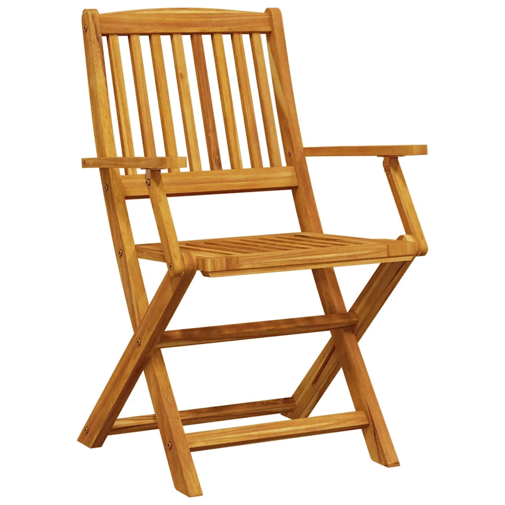 Set da Pranzo da Giardino 7pz 180x90x75cm Legno Massello Acacia