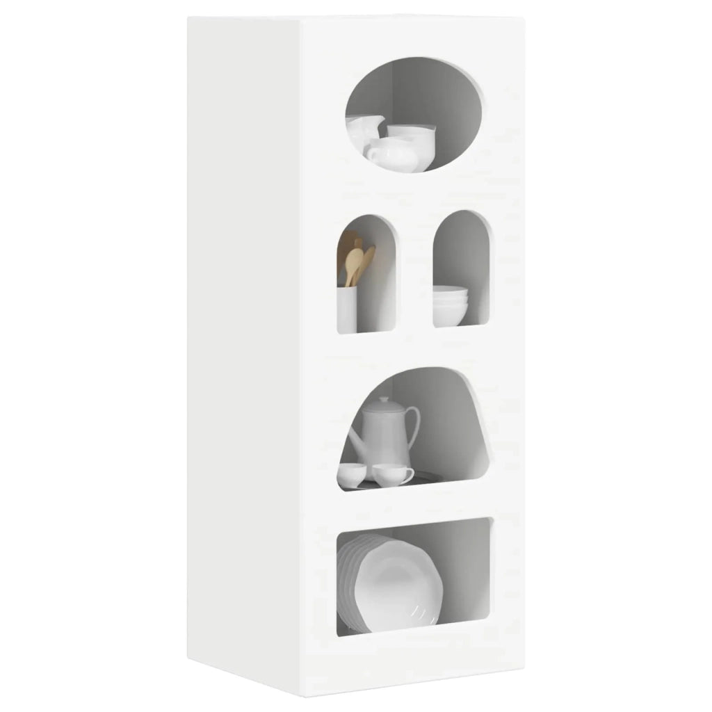 Credenza | Madia | Buffet da pranzo | Armadio da pranzo Bianco 40 x 35 x 100,5 cm Legno multistrato