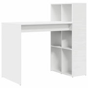 Scrivania | Tavolo da Ufficio Bianco 108 x 55 x 103.5 cm Legno multistrato