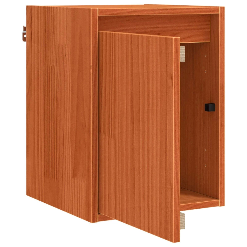 Armadietto a muro Marrone cerato 30 x 30 x 40 cm Pino massello 869867