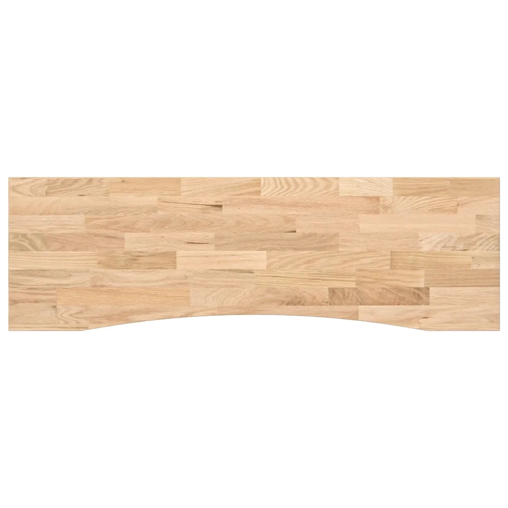 Piano Scrivania 160x50x2,5 cm Rovere Massello Non Trattato 4009011