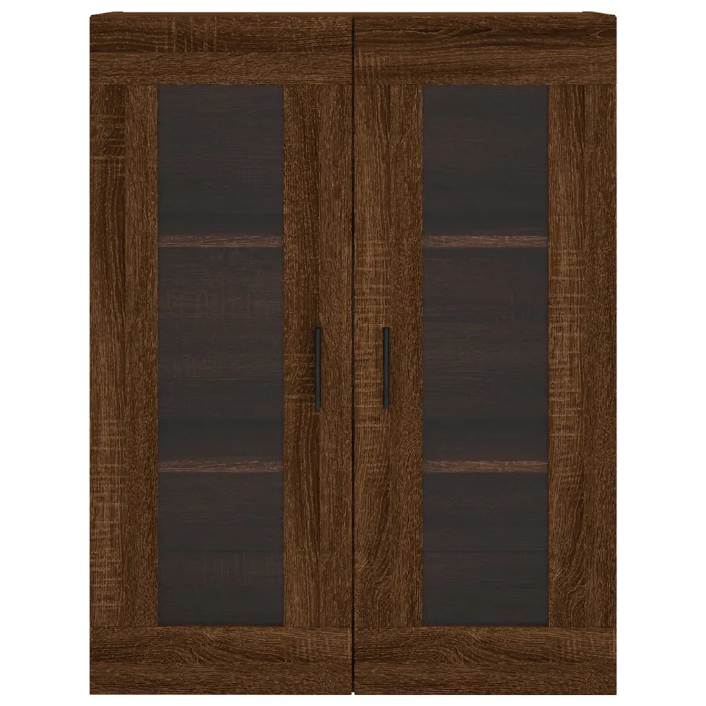 Armadietto a Muro | Mobile a Parete Rovere Marrone 69,5x34x90 cm