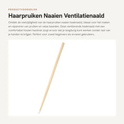 Set di aghi per capelli con manico in legno ventilato - Aghi da capelli con manico in legno - Set di aghi per capelli - Aghi per capelli con manico in legno - Aghi per capelli - Set di aghi per capelli - Materiale resistente - Aghi per capelli