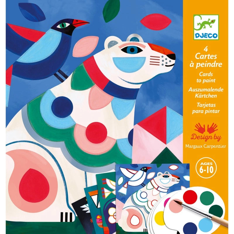 Immagini da dipingere Gli animali, Djeco, Eta 6-10 anni