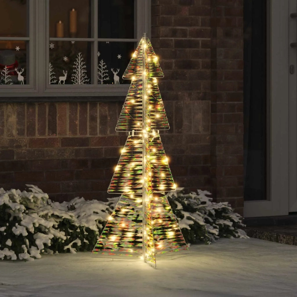 Albero di Natale con 100 LED Bianco caldo 120 cm PET 42019214
