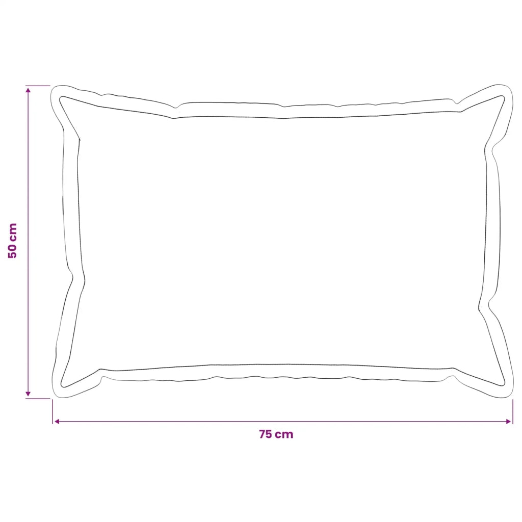 Federa 6 pcs HOUTEN Crema 50 x 75 cm Bouclé 919830