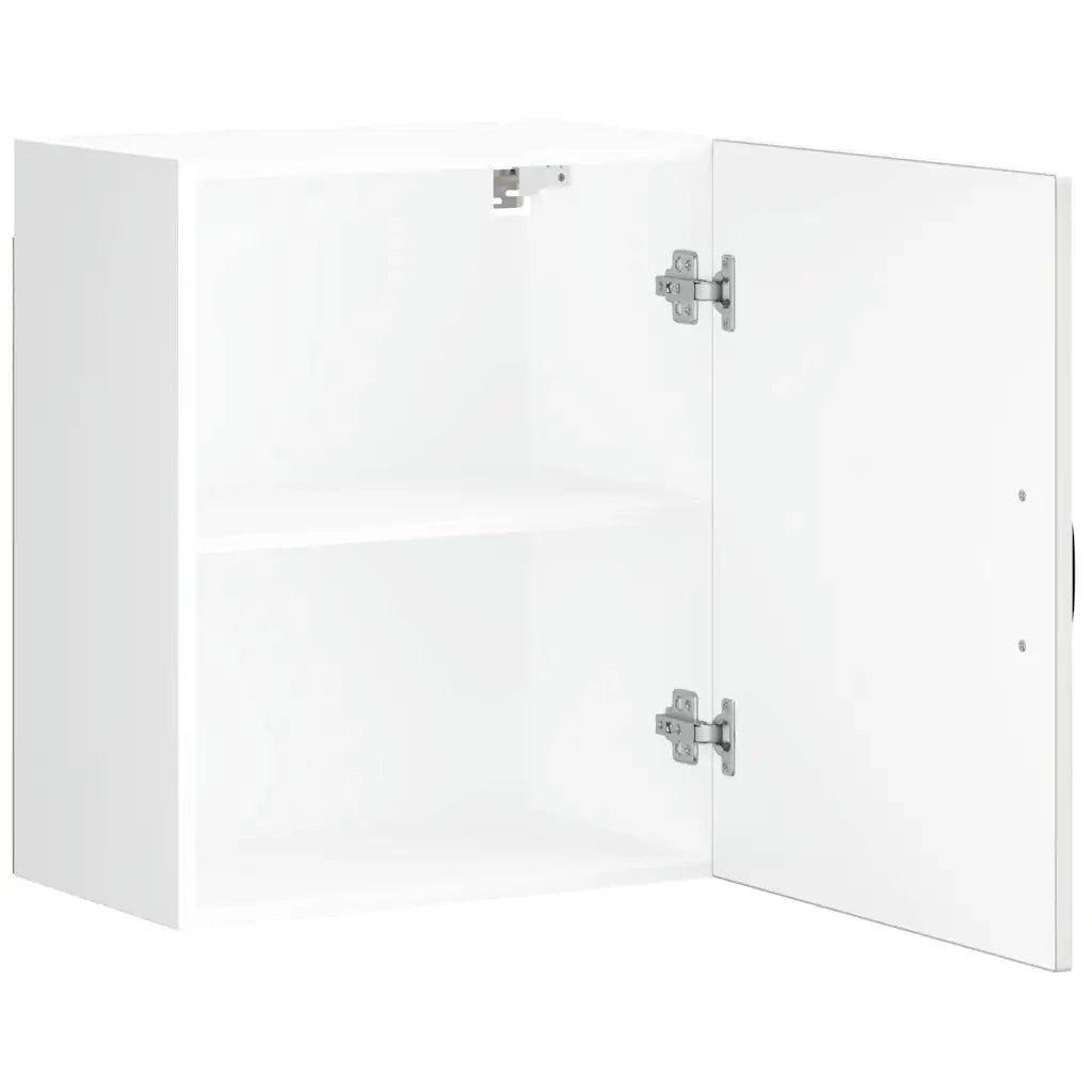 Pensili da cucina 2 pz Lucca in Legno Multistrato Bianco Lucido 853802
