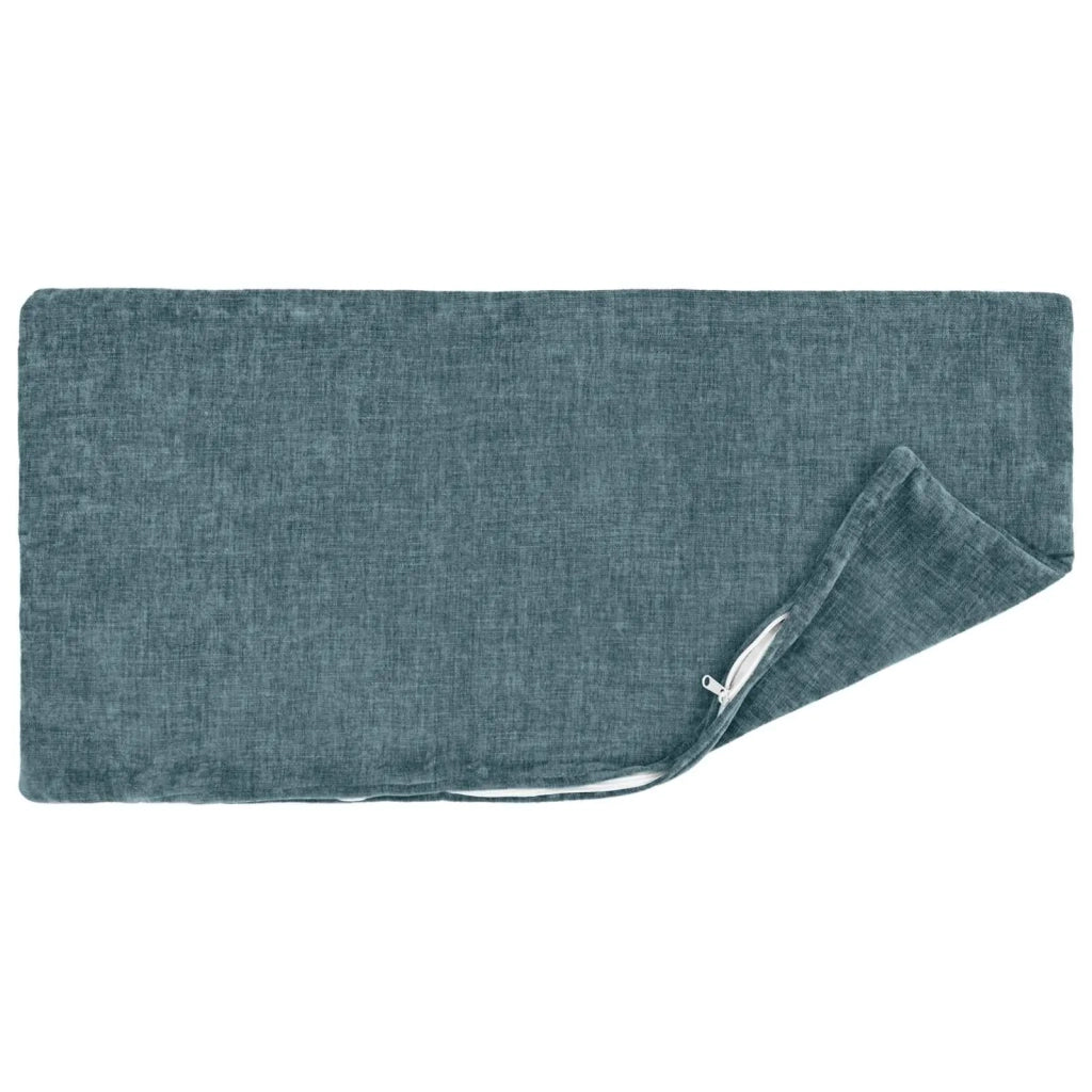 Federa 6 pcs HEERLEN Blu 30 x 50 cm Tessuto Chenille 907794