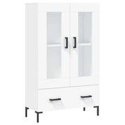 Buffet credenza cassettiera mobiletto mobile contenitore organizer cucina soggiorno salotto alto 69,5 x 31 x 115 cm legno ingegnerizzato bianco 02_0032493