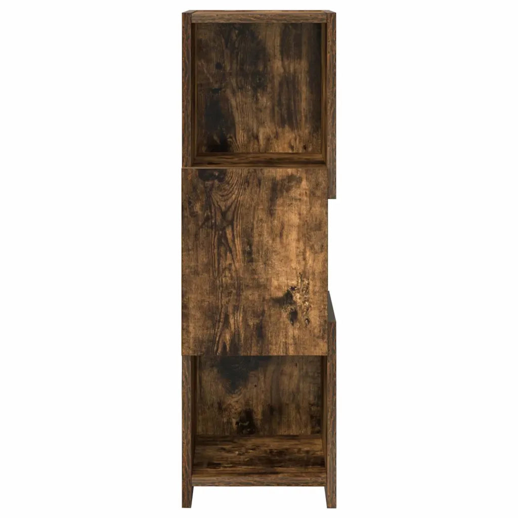 Mobile angolare Rovere fumé 25,5x25x80cm Legno multistrato 889817