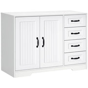 Credenza Moderna con Cassetti ¨C Minimal ¨C Bianco 105x40x76