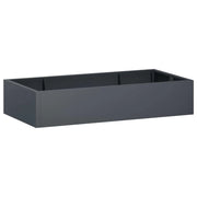 Muro di contenimento 6 pz 200 x 100 x 50 cm Acciaio Antracite 3449235