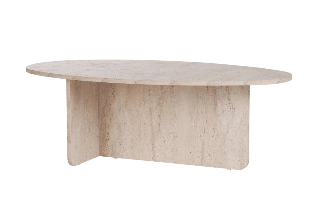 Tavolino in legno "Orba" - 120 x 65 x 40 cm - Travertino