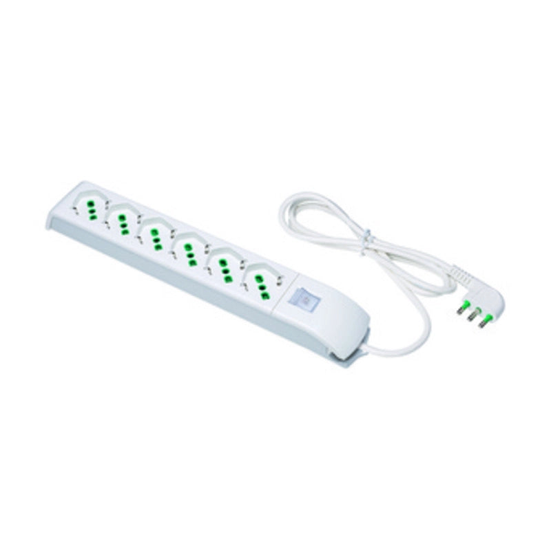 FME 41.0200 MULTIPRESA 6P BIP/SC + INT  FIDO- FANTON- 1,0 pz