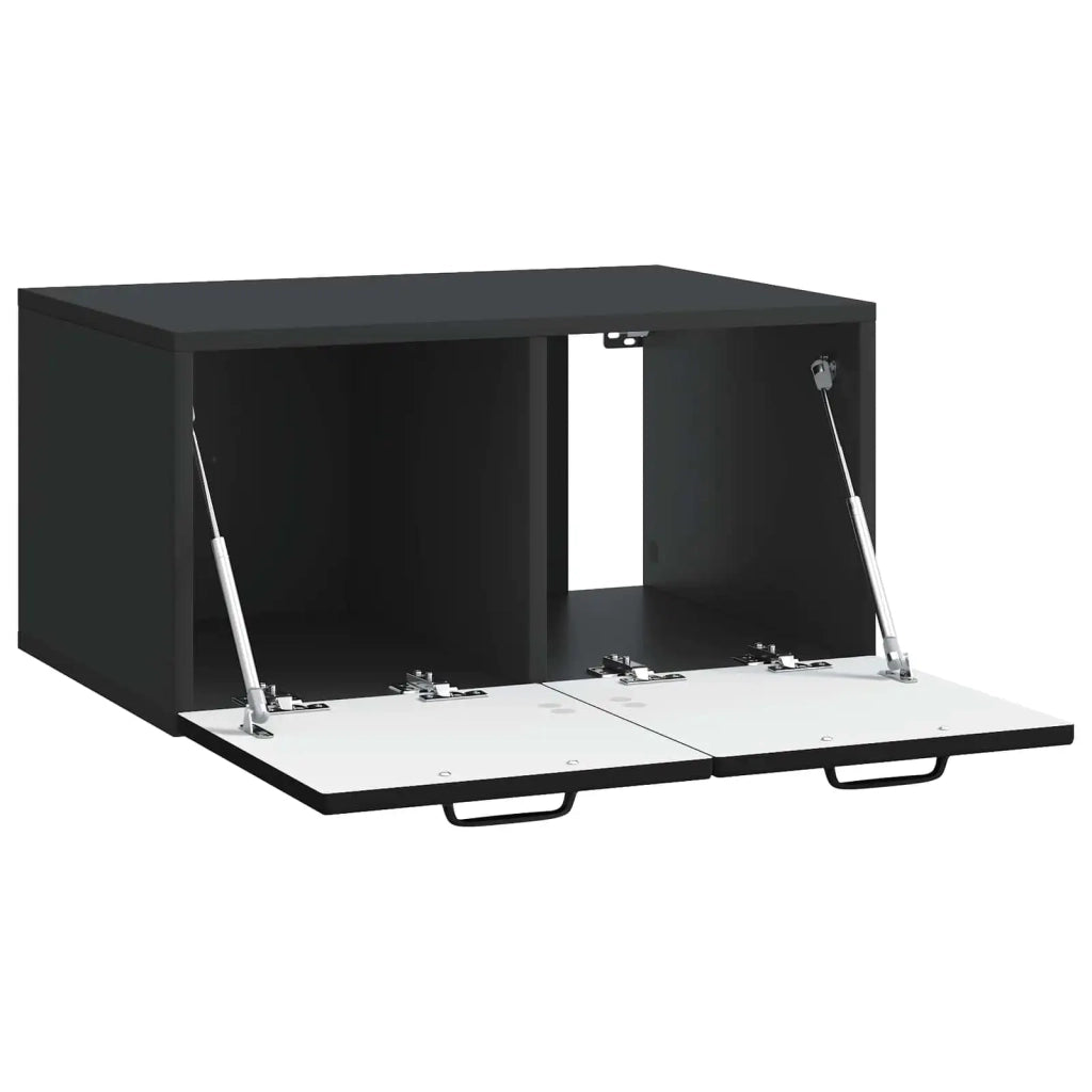 Mobile Porta TV da Muro Nero 59,5 x 41 x 30 cm 899356
