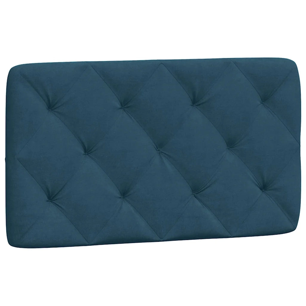 Giroletto senza Materasso-Struttura Letto Blu 90x200 cm in Velluto