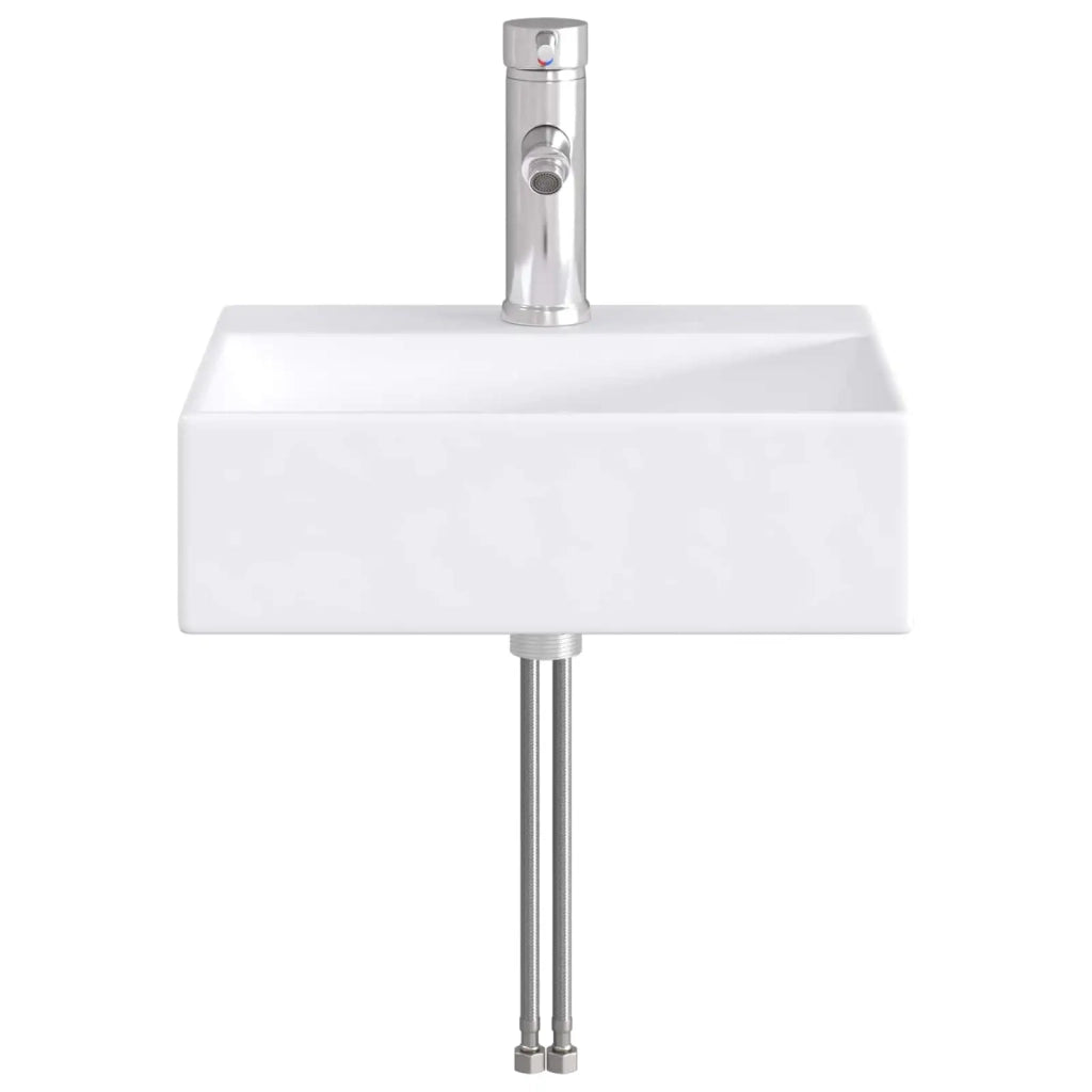 Lavabo da bagno Cromato 39 x 30,5 x 12,5 cm Metallo