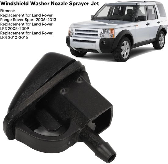 Vettore per Parabrezza di Ricambio - Testa di Aspersore - Land Rover Sport/LR3/LR4 - Resistente alla Usura e alla Polvere - Leggero - Facile da Installare - Vettore per Parabrezza