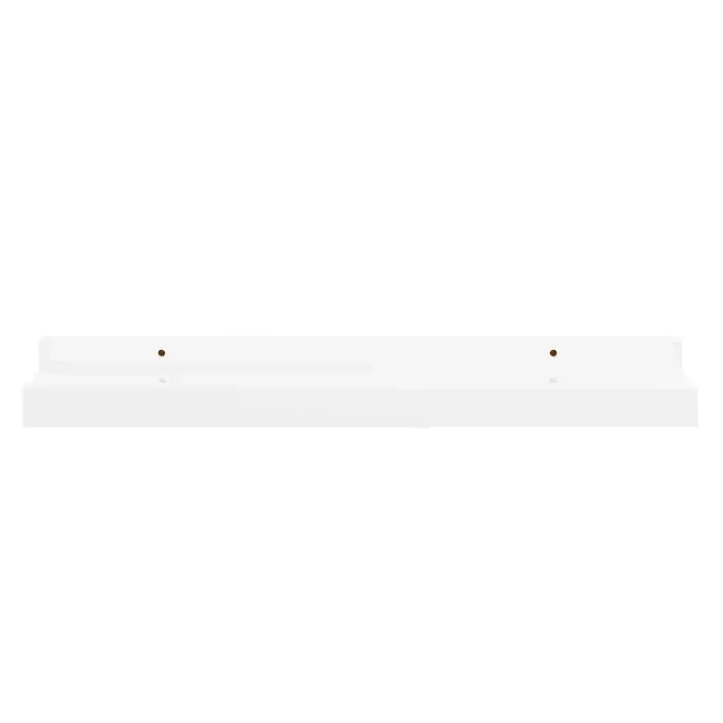 Mensole a Muro 4 pz Bianco Lucido 40x9x3 cm cod mxl 59438