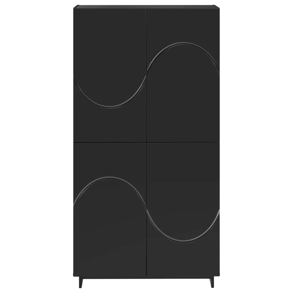 Credenza Nero 79 x 41 x 151 cm Legno ingegnerizzato 3433110