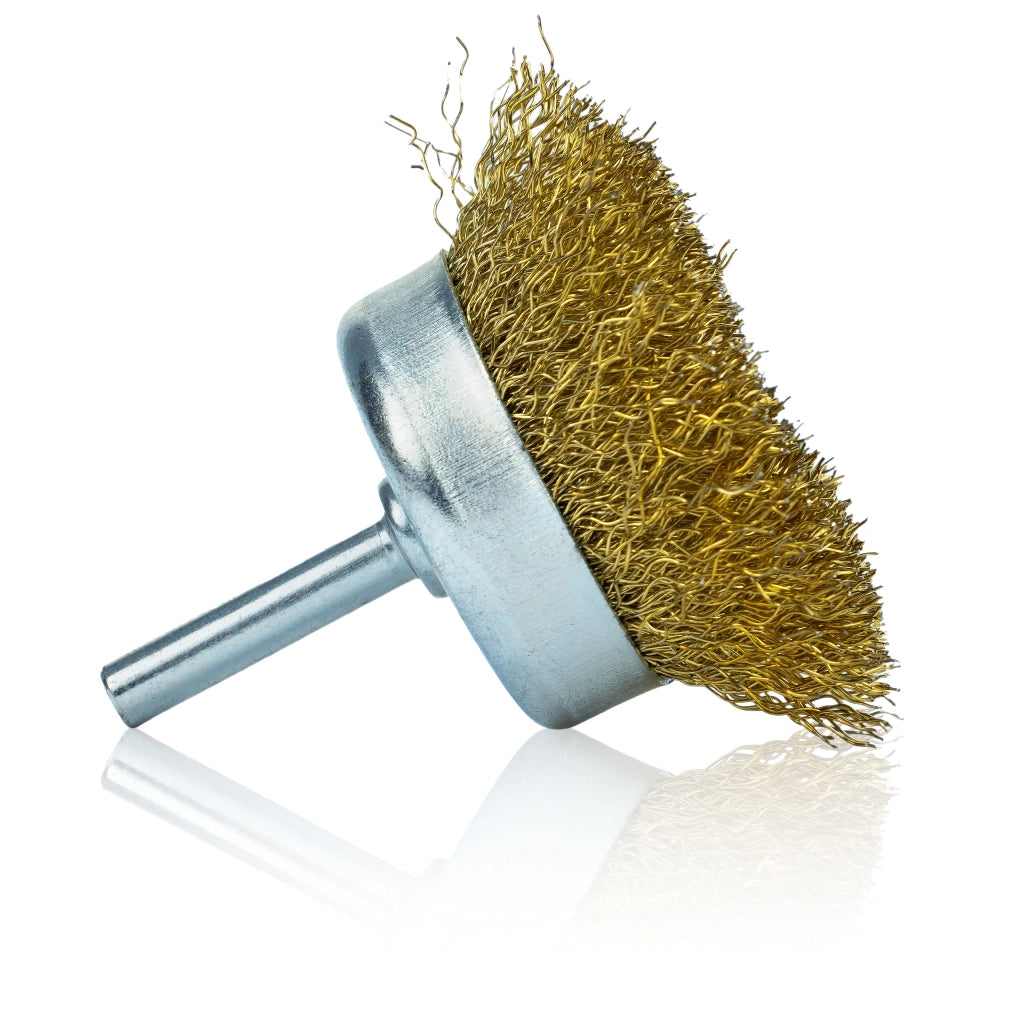 Set di 5 Spazzole Metalliche per Trapano – Alta Qualità, Filo di Ottone | Compatibile con Trapani 1/4"