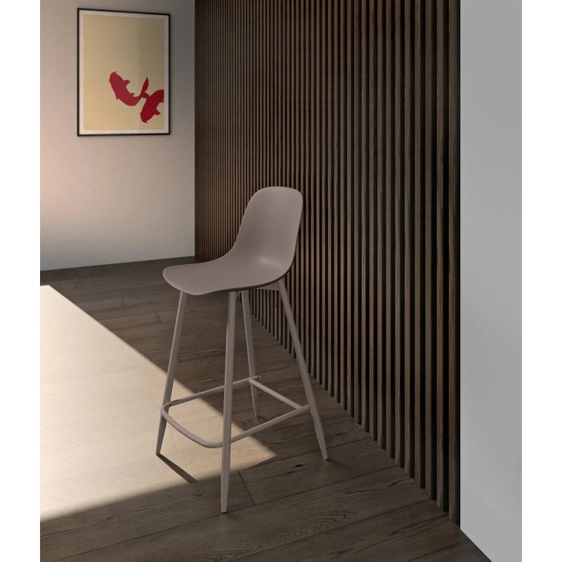 Sgabello in polipropilene Frida 47,5cm X 37cm H 91,5cm Stones