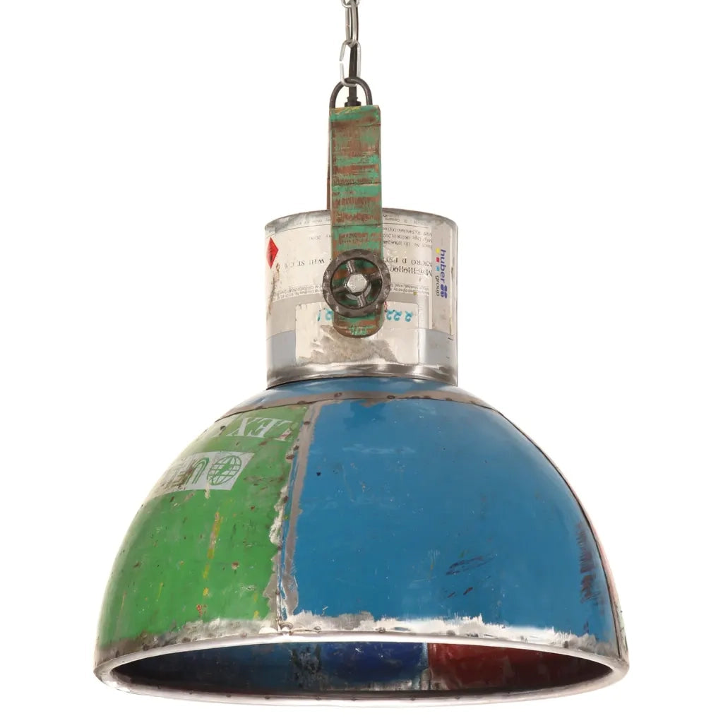 Lampada Sospesa Industriale 25 W Multicolore Rotonda 40 cm E27 344395