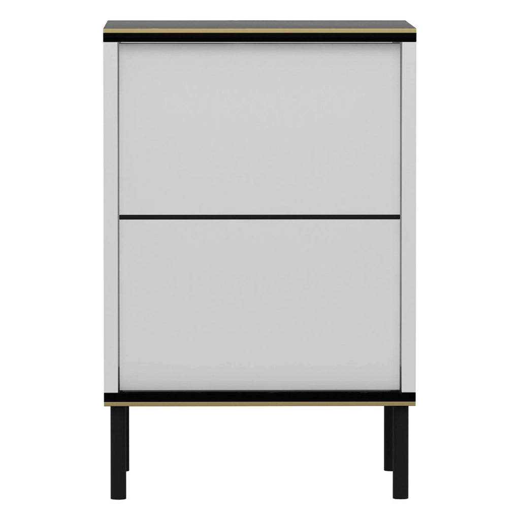 Vestone, Comodino un Ripiano, 40x35x60h cm Bianco