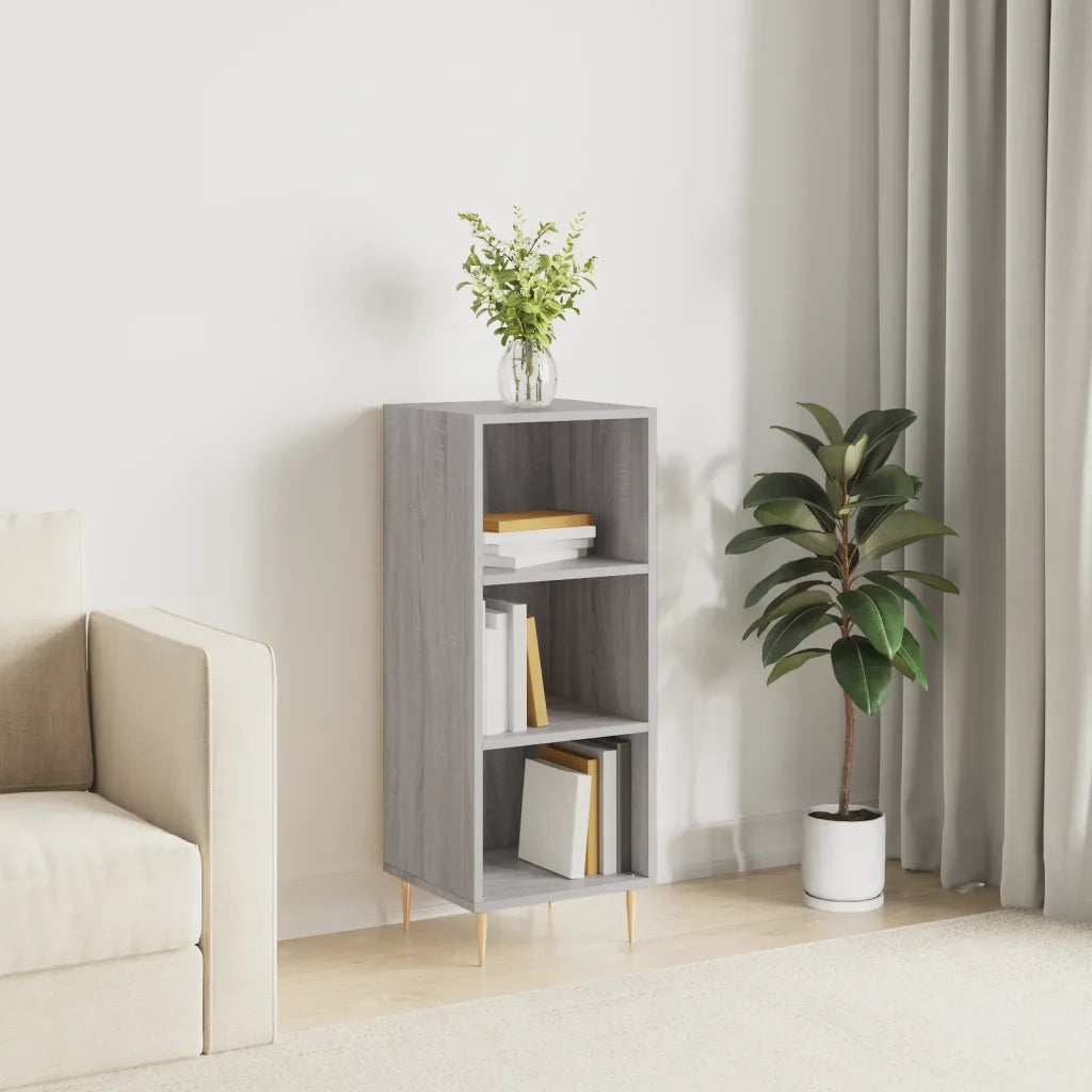 Credenza Grigio Sonoma 34,5x32,5x90 cm in Legno Multistrato 828722